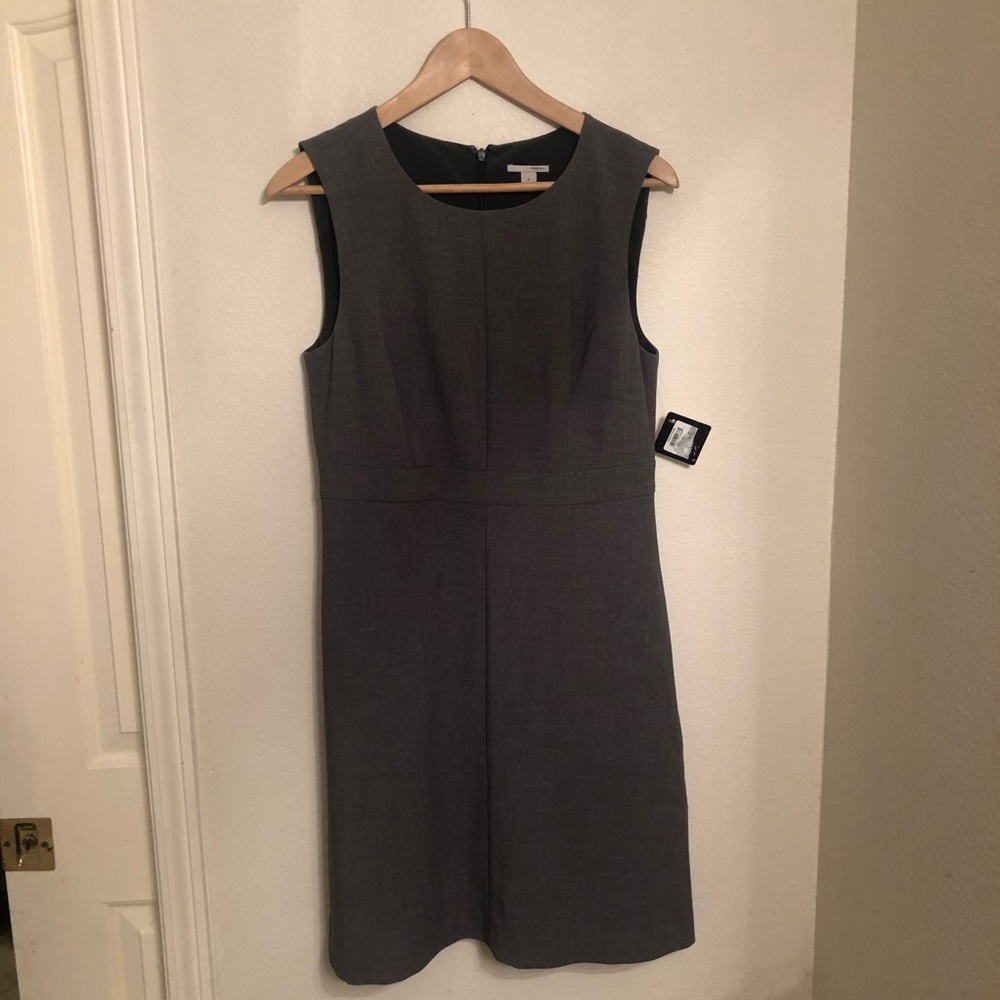 Halogen charcoal gray shift dress